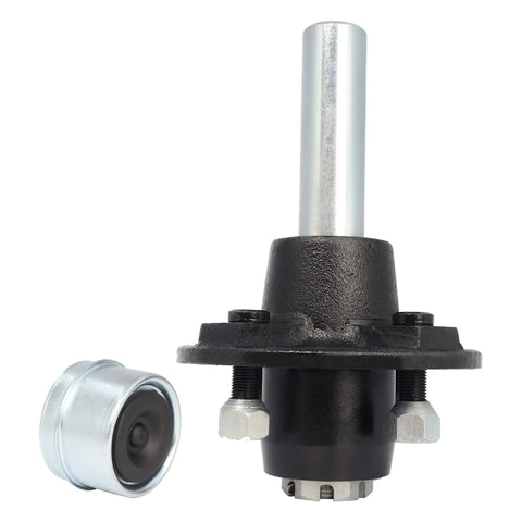 Heavy Duty Two Pack Trailer Idler Hub Kit Fits 2000 Lb Axle With Four On Four Bolt Pattern And One Inch BT8 Spindle