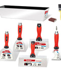 Premium Stainless Steel Drywall Tool Kit With 9 In 1 Putty Knife Set Including Joint Knife Taping Knife Paint Scraper And Mud Pan