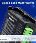 DM556 Digital CNC Stepper Motor Driver Runs Smooth As A Charm For Nema 17 23 And 34 Motors showing control panel and connectors.