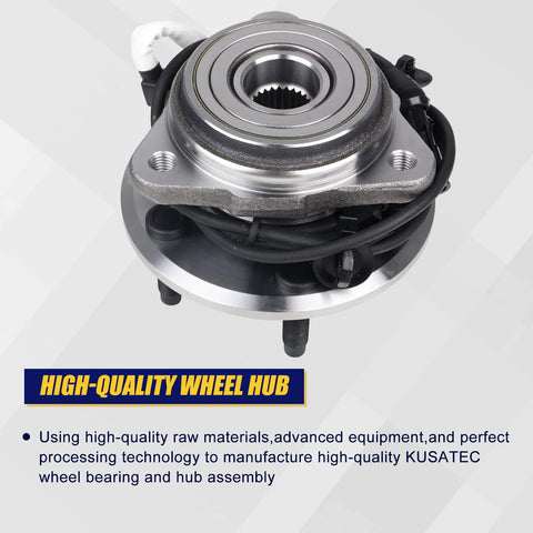 Front Wheel Hub And Bearing Assembly 515003 Fits Ford Ranger Explorer Mercury Mountaineer Mazda B3000 B4000 5 Lug With ABS