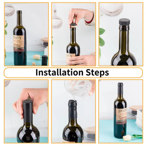 PVC Heat Shrink Capsules For Wine Bottles Matte Black Set Of 80 With Bottle Seals Corks And Shrink Wrap Sleeves For A Pro Look At Home Cellars And DIY Wine Bottle Packaging, bottle neck installation steps