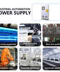 Built Tough And No Nonsense 350W Ac Dc Switching Power Supply 12V 29A high efficiency unit for industrial automation equipment.