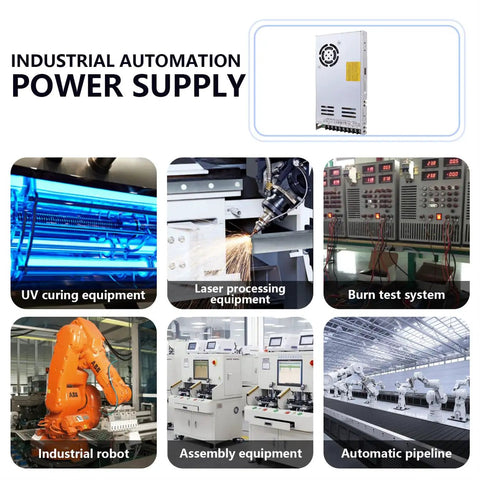 Built Tough And No Nonsense 350W Ac Dc Switching Power Supply 12V 29A high efficiency unit for industrial automation equipment.