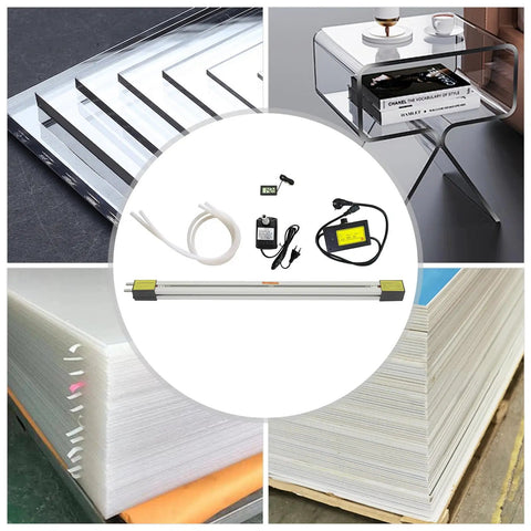 High Quality Manual Plastic Sheet Bender For Acrylic Pvc with 110V strip heater, aluminum frame, suitable for signage projects.