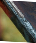 24 Piece Low Temperature Flux Core Aluminum Welding Rods And Wire Set for Easy Operation shown in use on aluminum surface
