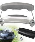 Damper And Charcoal Lid Handle Kit For Weber Kettle Grills And Smokers 18 Inch 22 Inch 26 Inch Lids 2015 To Present With 2 Hole Lids