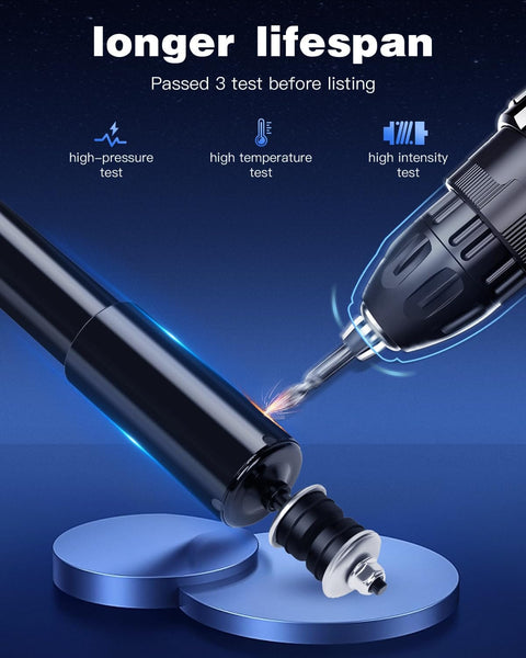 Chevy Front Shock Absorber Kit 2 Piece Front Shocks for Avalanche 1500 durability tests graphic with drill