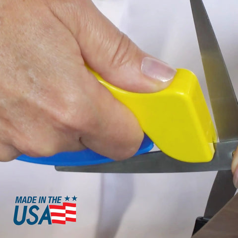 Honored Tungsten Carbide Scissors Sharpener for Kitchen, Garden, Hedge Clippers, and Shears used by hand on scissors