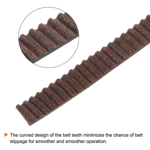 2GT Timing Belt 5m Non Slip 1.5mm Pitch 6mm Wide For 3D Printers Fiberglass Reinforced Core Durable Drive Belt For Belt Driven Printers And DIY Makers Gearheads