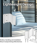 4 Pack RV Sliding Door Latches Set For Motorhomes And Campers Clear Mirror Closet Latches Durable Plastic Construction