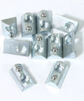 5/16-18 threaded steel roll-in T-nut with ball spring for 15 and 40 series aluminum extrusion profiles, 20-pack display