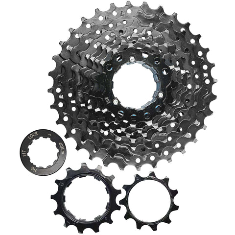 9-Speed Bike Cassette 11-32T For Mountain Road Folding And Commuter Bikes Built Tough Steel Construction Nickel Plated Finish