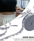 Mini Retractable Tape Measure 3 Pack With Soft Fabric Sewing Ruler On The Go Pocket Size Dual Sided 150 CM Tailor Measuring Tapes