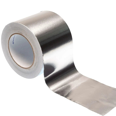 Heavy Duty Aluminum Foil Tape 4 Inch Wide By 55 Yards Pro Grade Extra Wide Silver Metal Tape For HVAC Sealing Insulation Patching