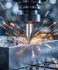Metal lathe using 7 Piece Center Drill Set With 60 Degree Countersink Bits in M2 Pro Grade High Speed Steel for creating pilot holes.