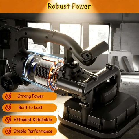 Beast 3800W Concrete Floor Grinder With Six Speed Planetary Polisher in industrial setting
