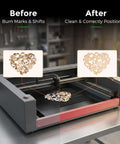 Cloudray 400x400mm black coated honeycomb laser bed for desktop CO2 laser engraver, set of 4