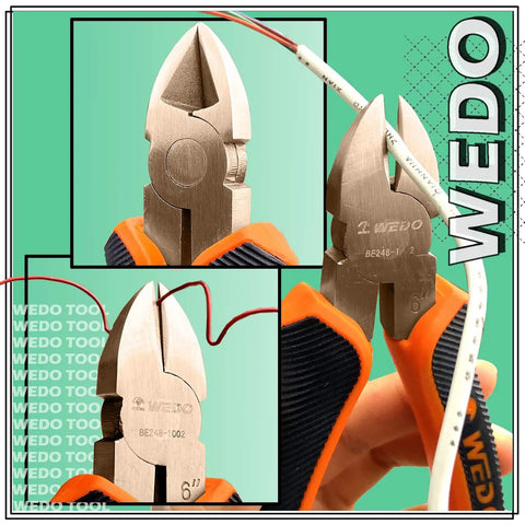 Non-Sparking Tools Set 37-Piece Pro Grade Spark Free Safety Kit with cutting pliers, beryllium copper, corrosion resistant