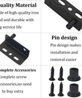 Heavy Duty Concealed Pivot Hinge Set Of 6 With Bushing For Wood Doors, accessories, pin design, and quality material shown