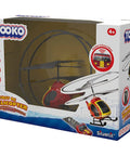 Box of My First Helicopter Indoor Infrared RC Flyer With Auto Takeoff Hover And Button Landing Ready To Fly Heli Station For Kids