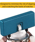 Watch Back Opener And Case Remover Tool Set For DIY Repair Easy Safe Pro Grade Gear opening a wristwatch back cover safely.