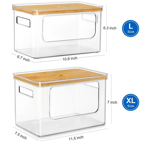 Nifty Under Sink Trash Bag Dispenser With Bamboo Lid Stackable Garbage Bag Holder And Dishwasher Pods Organizer Keeps Your Kitchen Pantry Neat And Works As A Total Game Changer For Laundry Rooms