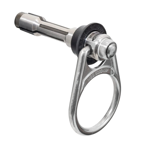 R3 Concrete Anchor A510300 Reusable Secure Anchoring System with push to stop one hand install shown from front view