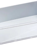 Left Side Refrigerator Guard Assembly Replacement Part DA97-12650A AW1-12 Ref R Premium OEM Grade shown in white and clear plastic.