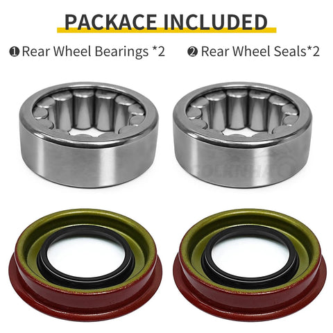 Beefed-Up Rear Left And Right Axle Wheel Bearing And Seal Kit For Chevy Blazer Silverado Suburban GMC Canyon GM 1500 2500