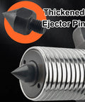 Close-up of the thickened ejector pin of 50 Ton Hydraulic Bearing Puller Tool Kit For Auto Industrial And Machinery Gear And Pulley Removal