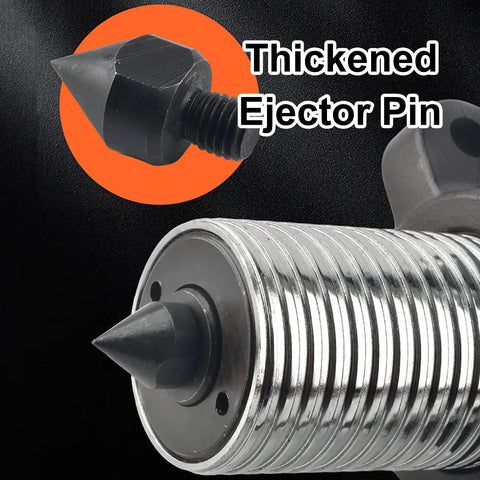 Close-up of the thickened ejector pin of 50 Ton Hydraulic Bearing Puller Tool Kit For Auto Industrial And Machinery Gear And Pulley Removal