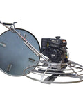 46-Inch Gas Concrete Wet Power Trowel With Kohler 14HP CH440 Engine, Includes Blades And Float Pan, Adjustable Blade Pitch 0-28 Degrees, Close-Wall Edge Work With Independent Flywheels, 3-Year Warranty, A Real Workhorse, shown with float pan