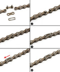 1 Speed Bicycle Chain 122 Links Beefy Forged Steel installation steps for easy fit on road, hybrid, and mountain bikes.