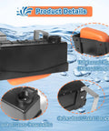 Automatic Stock Tank Float Valve For Livestock Waterer Trough With Safe Auto Water Level Control No More Night Checks Prevents Overfill And Flooding Easy Farm Water Management For Ranch Barn Yard, black PE float ball, 3/4 inch hose connection