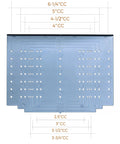 Cabinet Handle Template Tool For Drawer Knobs And Pulls, Adjustable Drill Mounting Guide With Center Marks For 2.5 3 3.5 3.75 4 4.5 5 And 6.25 Inch Handles, Precise Alignment, Easy Drilling, Ideal For Kitchen And Furniture Hardware Installations
