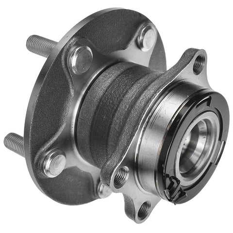 Close-up of Rear Wheel Hub And Bearing Assembly Two Pack For Mitsubishi Outlander 3.0L 2007 2013 And 2.4L 2008 2013, showing 4-hole design