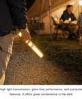 Pack Of Three Motion Activated Rv Step Lights With 10 Bright Leds And Instant Trigger Easy Peasy Install held outdoors at campsite.
