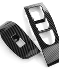 Carbon fiber window lift and armrest trim for Mazda CX 30 Interior Upgrade Armrest Cover And Window Lift Down Control Panel Trim Kit For Mazda 3 And CX 30 Models 2020 To 2026 Left Hand Drive Only Easy Install Slick Premium Look And Durable ABS Trim