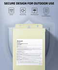 Back view of 300W Low Voltage Pool Light Transformer 120V AC to 12V, 13V, or 14V AC Multi Tap, ideal for outdoor use
