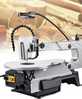 Heavy Hitter 16 Inch Jigsaw With Variable Speed And Led Light, features a sturdy base plate and quick swap system for precision cuts.
