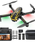4K Camera Drone With Big Screen Remote Controller Dope Gift For Men Easy To Fly Beginner Quadcopter With Optical Flow Positioning