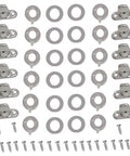 Meuey Lyot marine-grade stainless steel twist-lock fasteners with screws and washers for boats and RVs