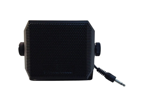 Straight Type CB External Speaker For Mobile Transceiver Ham Radio And CB Radio Five Watt Max Power One Point Eight Meter Cable Swivel Bracket Three Point Five Millimeter Mono Plug