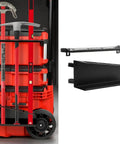 Double Layer Tool Rack Mounting Bracket Built Tough Heavy Duty Steel Tool Organizer For Toolbox And Workbench Garage Storage