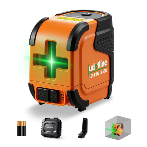 Pocket Cross Line Green Laser Level With Pendulum Lock, Self Leveling And Durable Enough To Withstand A 4-Foot Drop, Perfect For Picture Hanging, Cabinets, Tile, And DIY Home Projects
