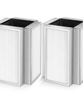 2 Pack Replacement Filter For MA Series 50W 50B 50S Air Purifier, 3-In-1 Pre Filter, HEPA And Activated Carbon, dual unit view