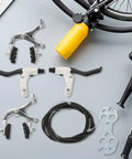 Score Beast Mode Stopping Power With This Lightweight Mechanical Disc Brake Set Featuring Solid Aluminum Calipers Complete Cable Kit.