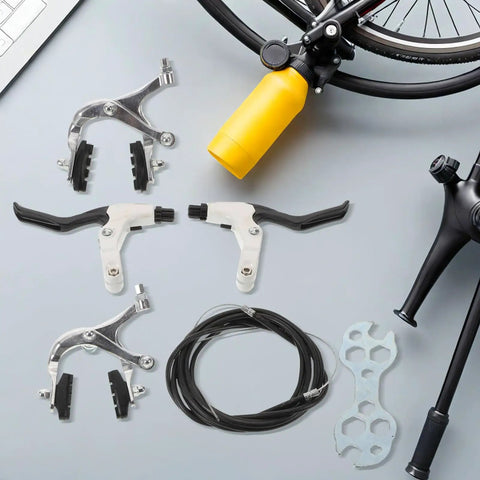 Score Beast Mode Stopping Power With This Lightweight Mechanical Disc Brake Set Featuring Solid Aluminum Calipers Complete Cable Kit.