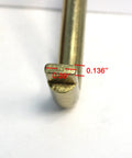 Top Shelf M1 Garand Gas Cylinder Lock Screw Wrench For Smooth Rifle Restoration And Pro Gunsmithing Jobs Featuring Heavy Duty Steel Build And No Slip Grip Design close-up of the precision measurement of wrench end detail.