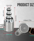 Transmission Shift Control Solenoid Valve B And C For Honda And Acura with product measurements and design details